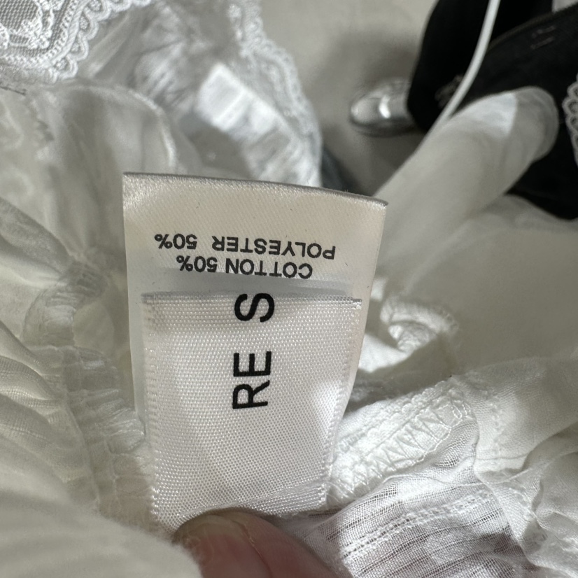 RE STYLE-Q韓國直郵㊣東大門實拍女裝新品熱賣襯衫蕾絲衫透明RE STYLE襯衫/蕾絲衫