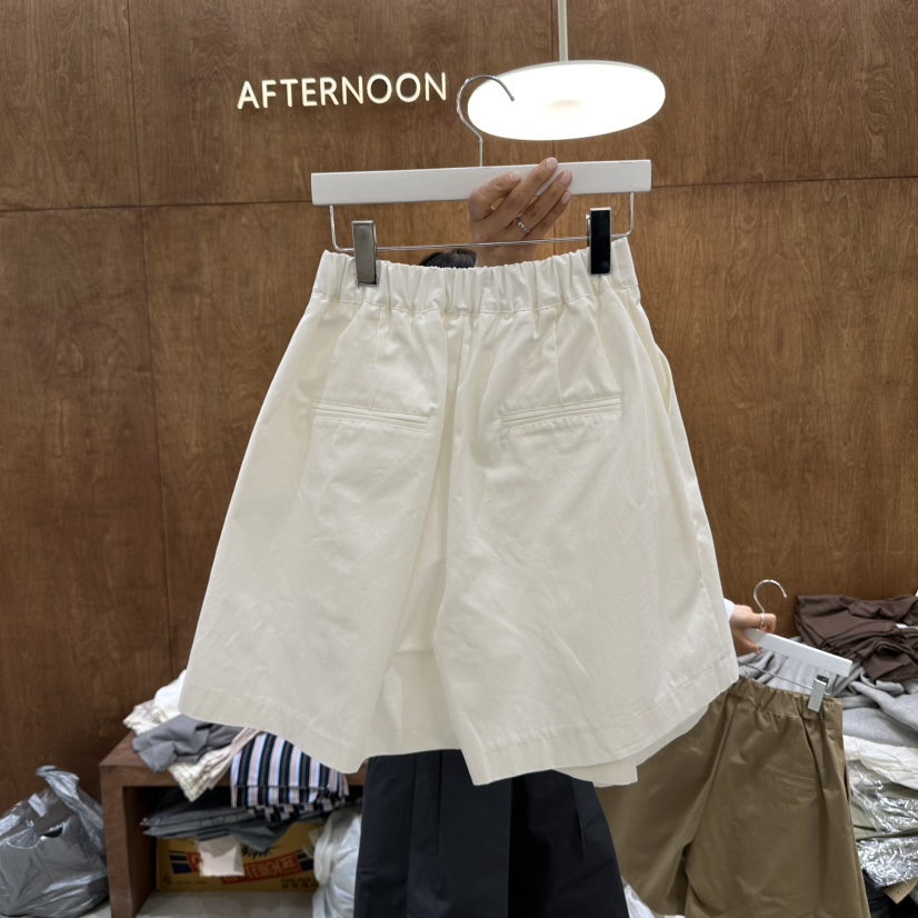 AFTERNOON-P韓國㊣直郵東大門代購女裝新品人氣25春夏短褲條紋AFTERNOON短褲