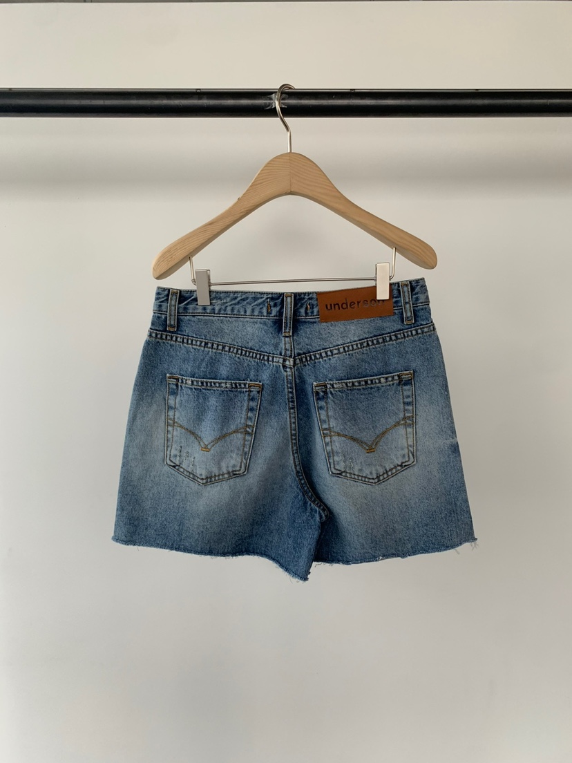 UNDERSON韓國直郵㊣東大門實拍女裝新品25春夏休閑時尚短褲UNDERSON短褲