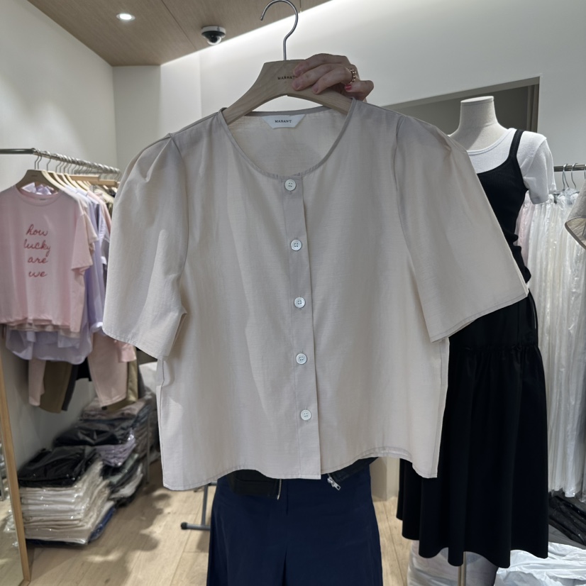 MARANT韓國直郵㊣女裝新品熱賣休閑推薦25春夏人氣襯衫蕾絲衫MARANT襯衫/蕾絲衫圖色2
