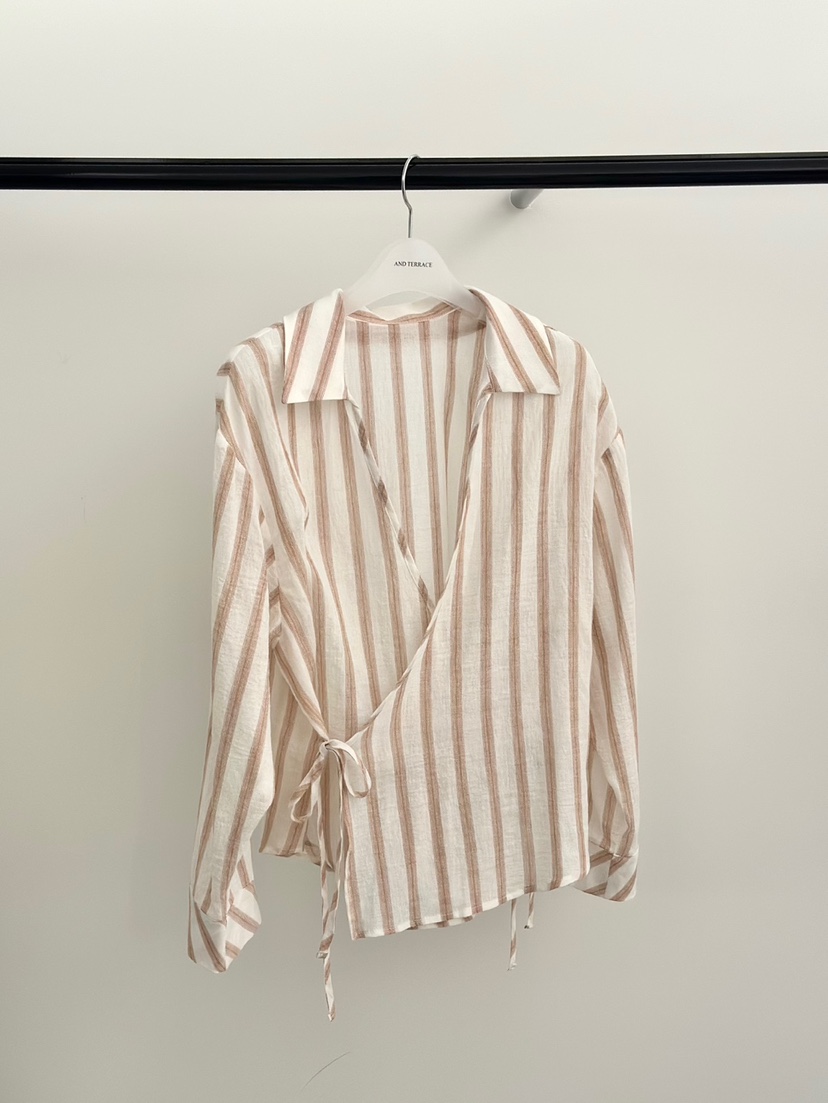ANDTERRACE韓國㊣直郵東大門代購女裝新品25春夏襯衫蕾絲衫ANDTERRACE襯衫/蕾絲衫圖色1