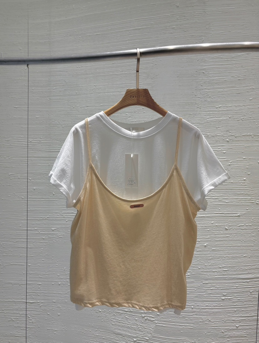 2BOTTLE直郵韓國代購㊣女裝新品25春夏時尚吊帶背心不含內搭2BOTTLE吊帶/背心圖色2