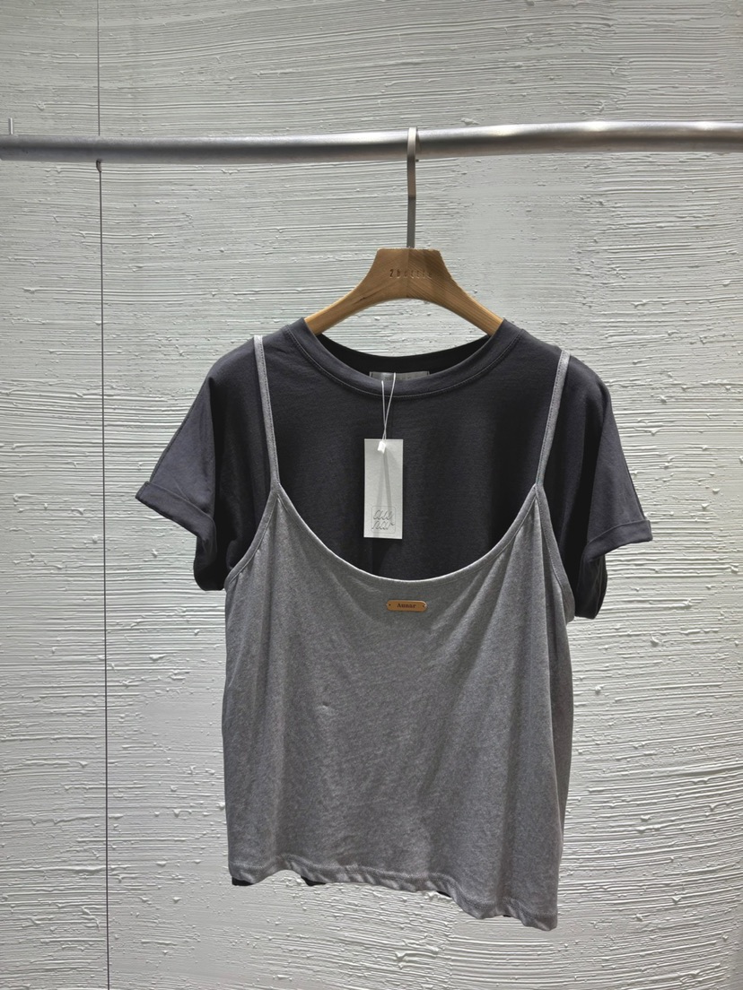 2BOTTLE直郵韓國代購㊣女裝新品25春夏時尚吊帶背心不含內搭2BOTTLE吊帶/背心圖色3