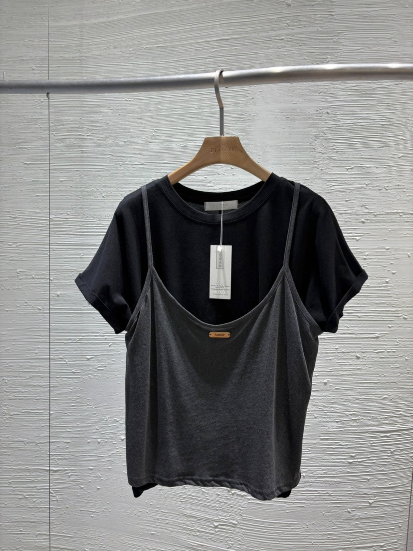 2BOTTLE直郵韓國代購㊣女裝新品25春夏時尚吊帶背心不含內搭2BOTTLE吊帶/背心圖色4