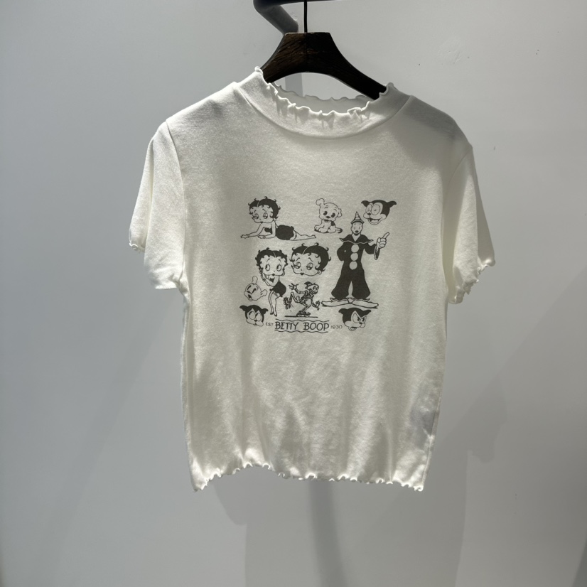 JANE BIRKIN韓國直郵㊣女裝新款熱賣時尚人氣休閑25春夏T恤JANE BIRKIN設計師品牌T恤