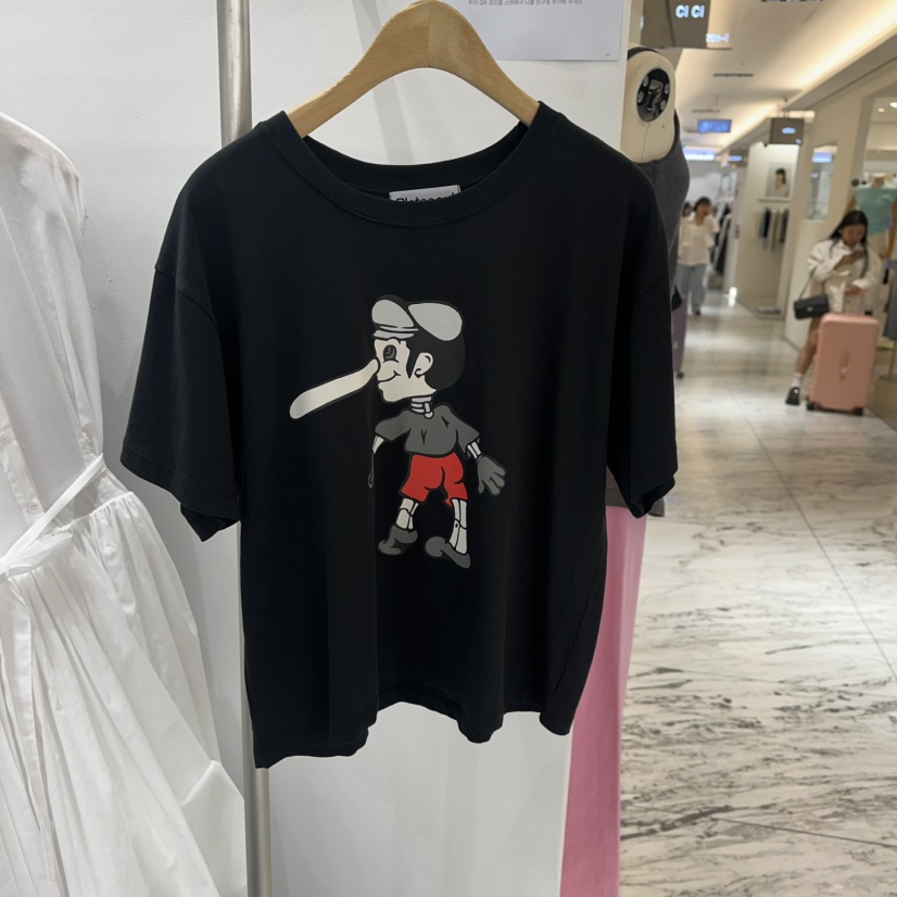 ALICE N GIA/PLAT韓國直郵㊣女裝新品時尚25春夏休閑T恤Platseoul/ALICE N GIAT恤圖色5