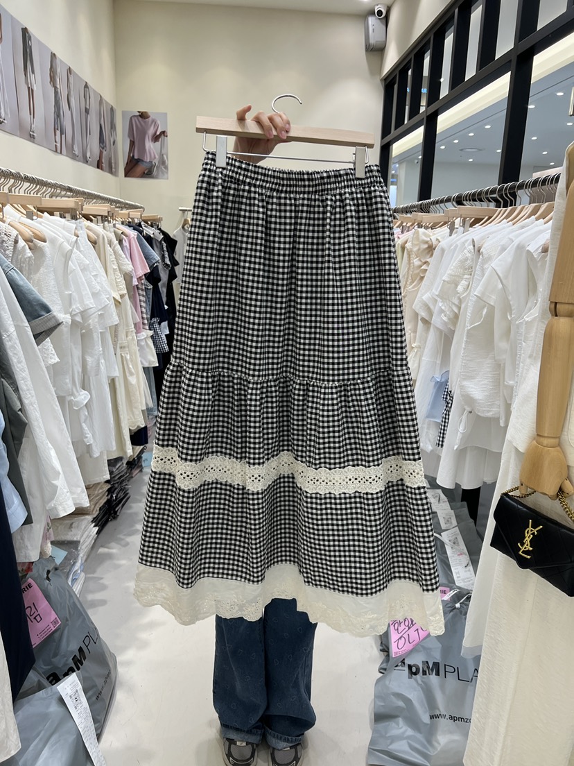 MARIE MARIE直郵韓國代購㊣女裝新品熱賣25春夏人氣長裙蕾絲MARIE MARIE長裙