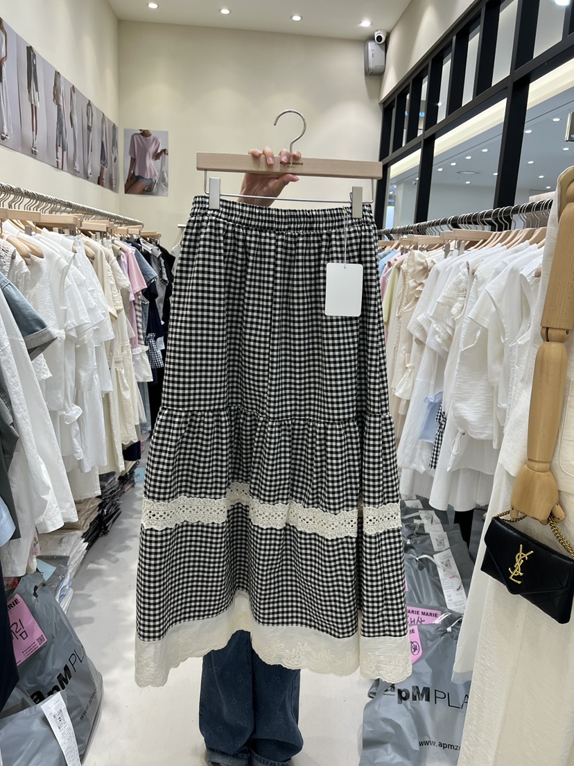 MARIE MARIE直郵韓國代購㊣女裝新品熱賣25春夏人氣長裙蕾絲MARIE MARIE長裙