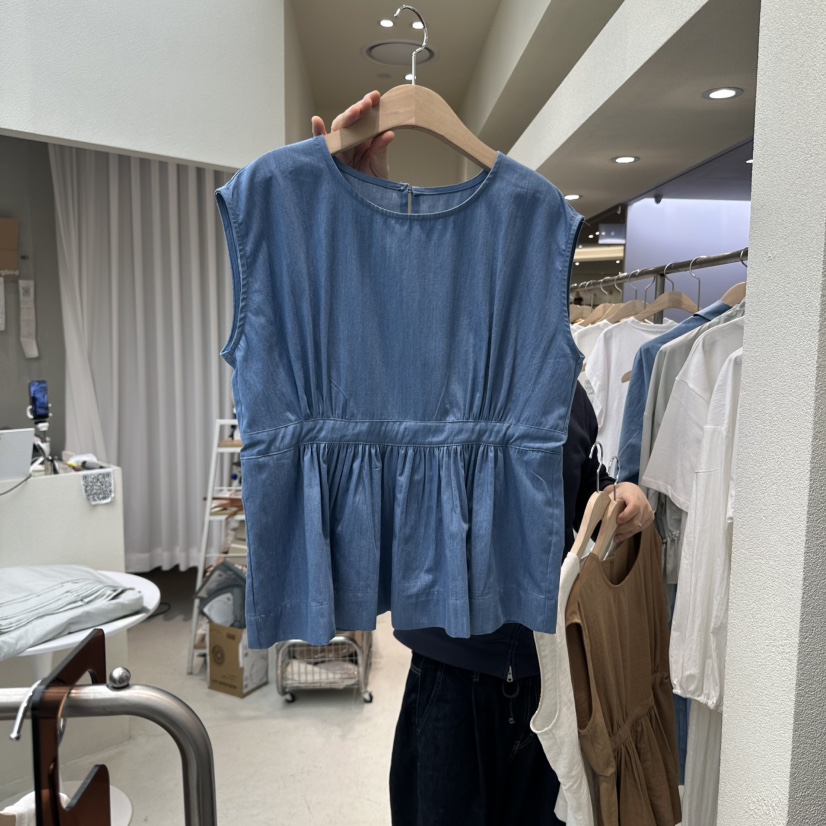 HUMMING BIRD直郵韓國代購㊣女裝新品推薦休閑吊帶背心亞麻布HUMMING BIRD吊帶/背心圖色2