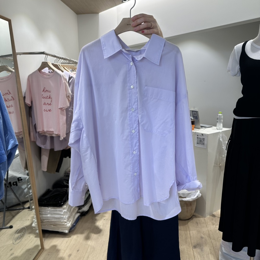 MARANT韓國直郵㊣女裝新品推薦人氣休閑熱賣襯衫蕾絲衫寬松MARANT襯衫/蕾絲衫圖色4