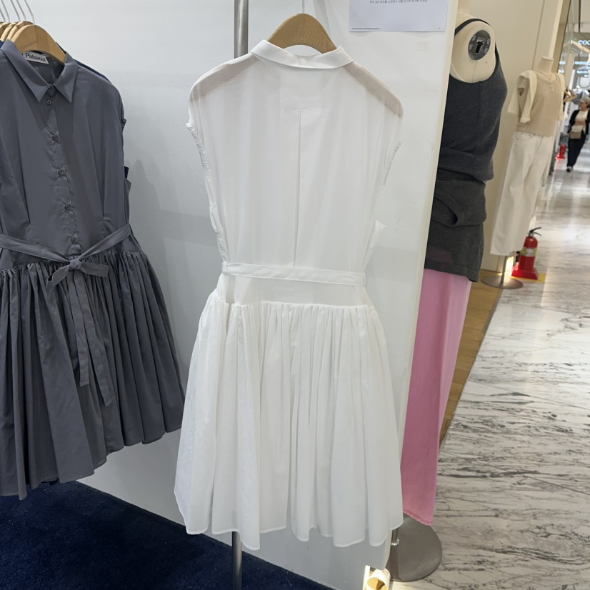 ALICE N GIA/PLAT韓國直郵㊣東大門實拍女裝新款休閑連衣裙含腰帶Platseoul/ALICE N GIA連衣裙