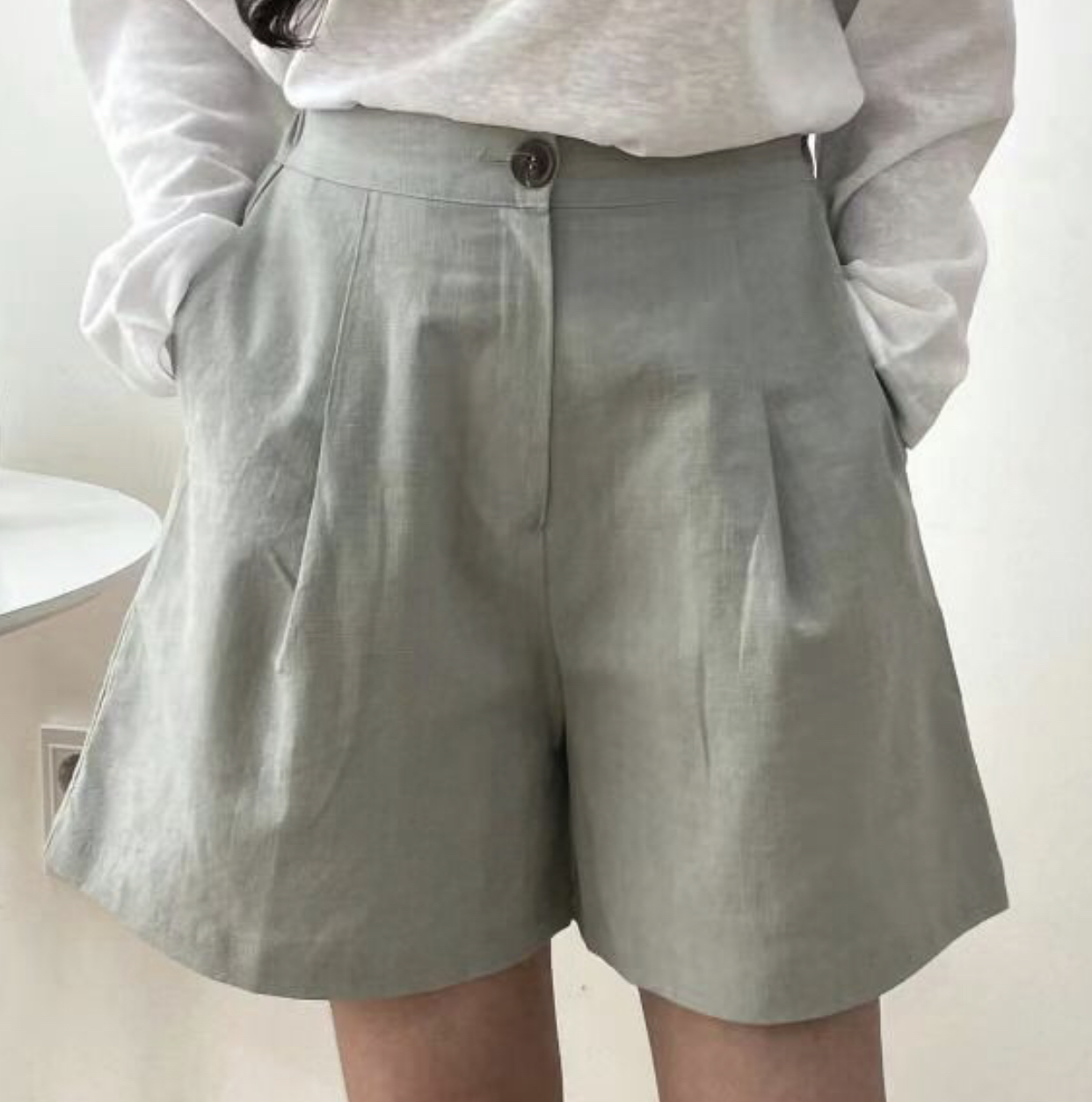 PLACE韓國直郵㊣東大門實拍女裝新款熱賣25春夏人氣短褲可愛的PLACE短褲圖色3