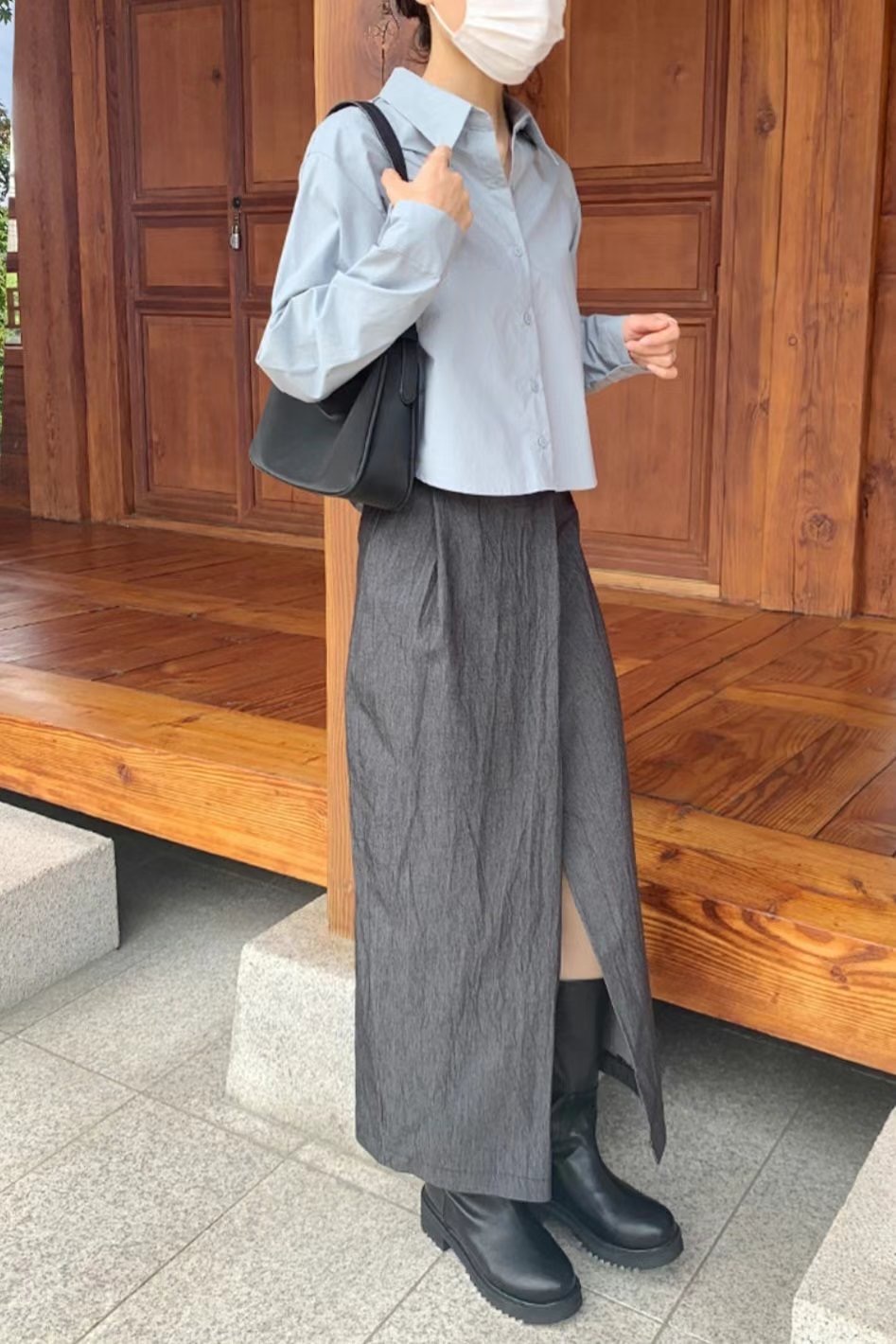 PLACE韓國㊣直郵東大門代購女裝新品時尚休閑熱賣襯衫蕾絲衫PLACE襯衫/蕾絲衫
