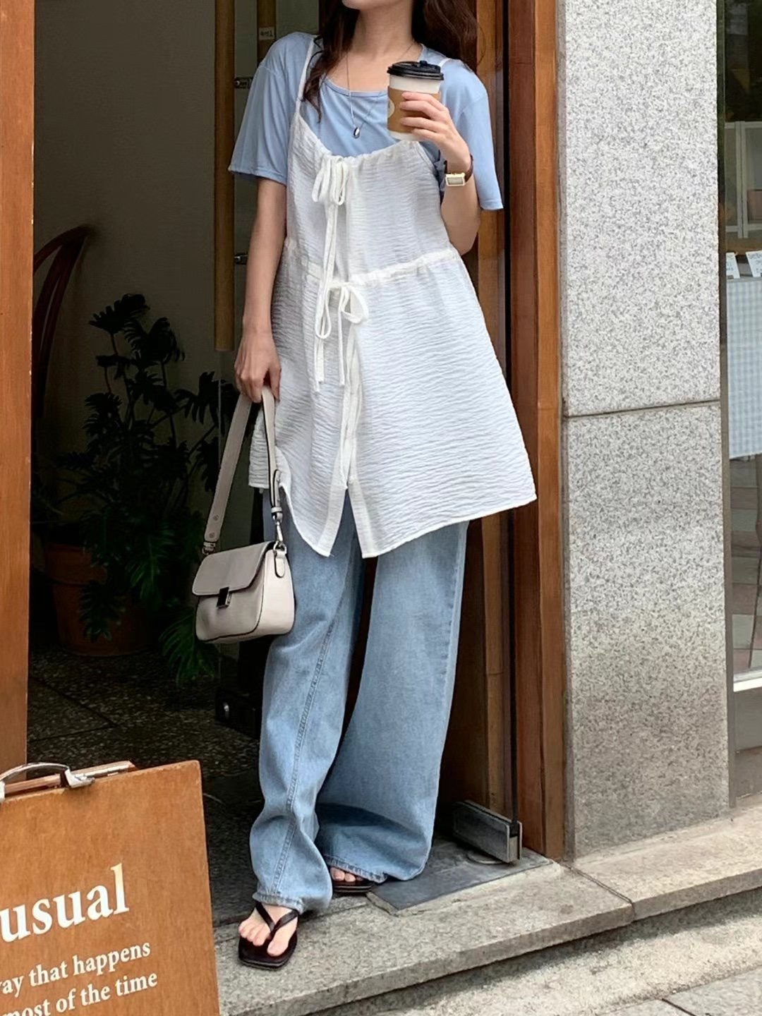 PLACE韓國直郵㊣女裝新品熱賣人氣推薦25春夏休閑時尚連衣裙PLACE連衣裙