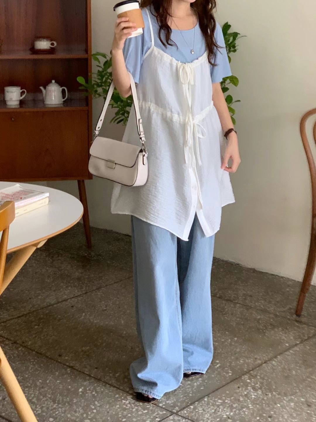 PLACE韓國直郵㊣女裝新品熱賣人氣推薦25春夏休閑時尚連衣裙PLACE連衣裙