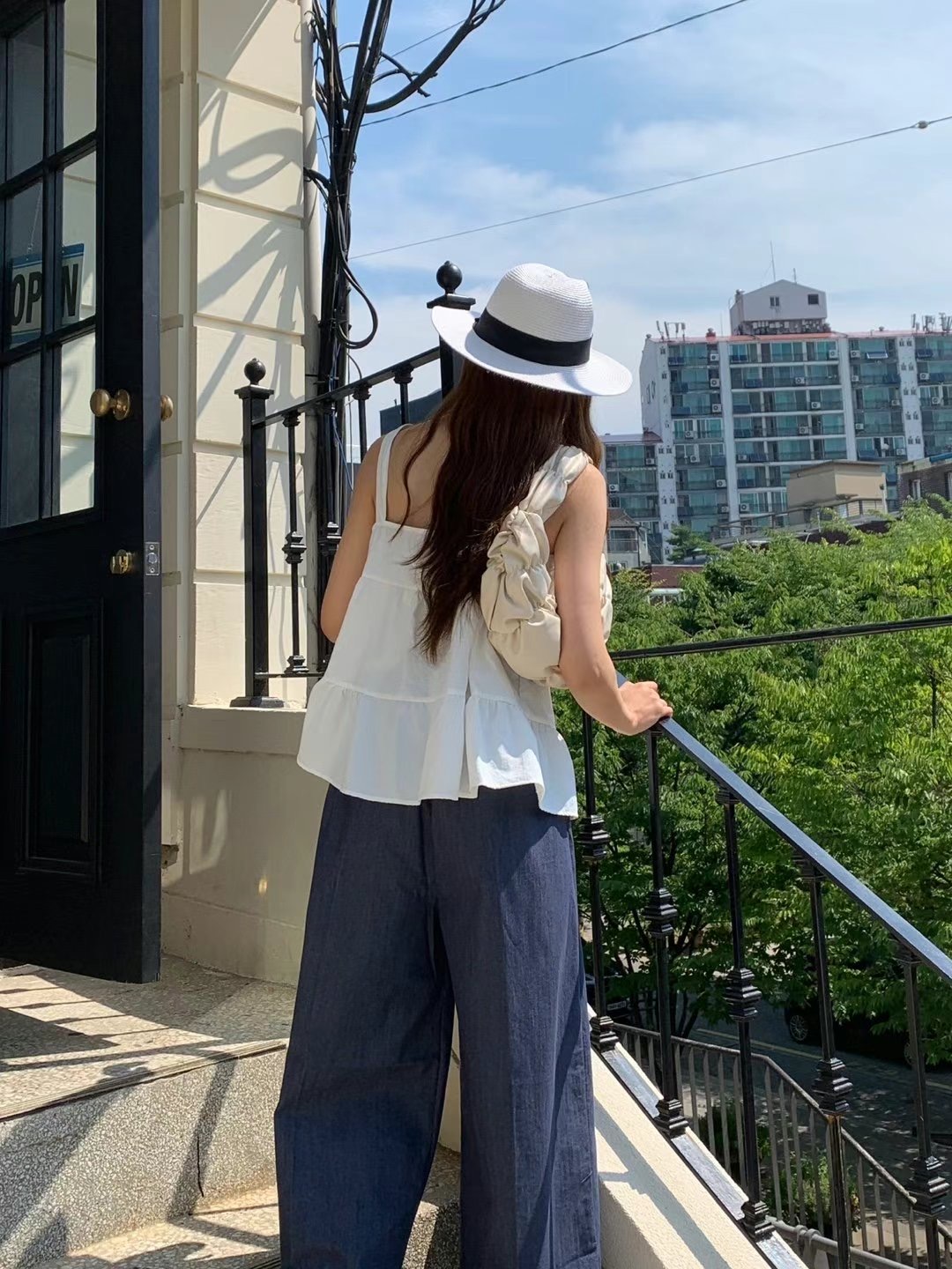 PLACE韓國直郵㊣女裝新款推薦時尚休閑熱賣25春夏人氣吊帶背心PLACE吊帶/背心