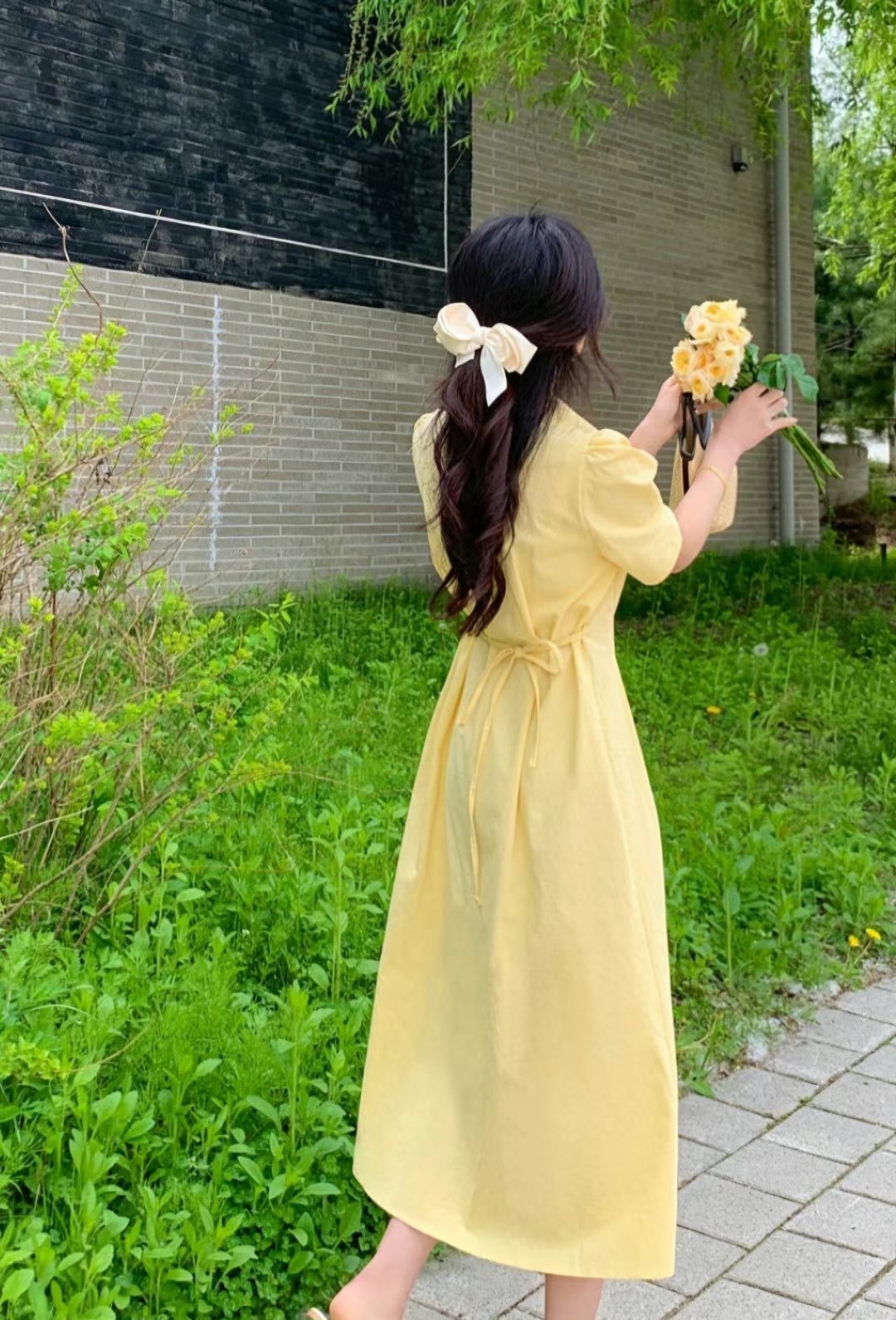 PLACE韓國㊣直郵東大門代購女裝新款人氣熱賣時尚25春夏連衣裙PLACE連衣裙