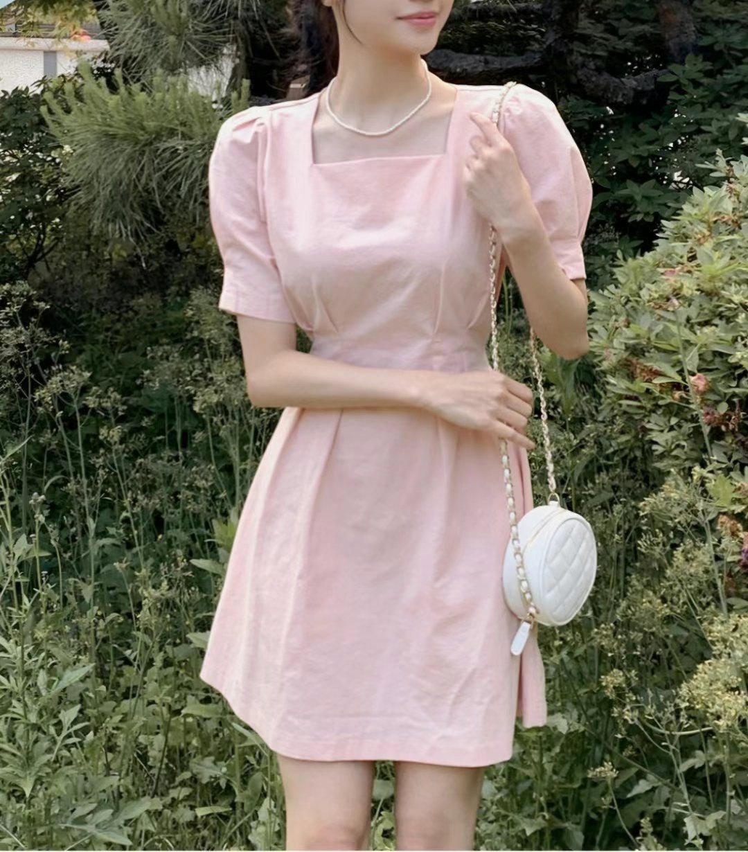 PLACE韓國直郵㊣女裝新品休閑25春夏時尚人氣推薦熱賣連衣裙PLACE連衣裙圖色3
