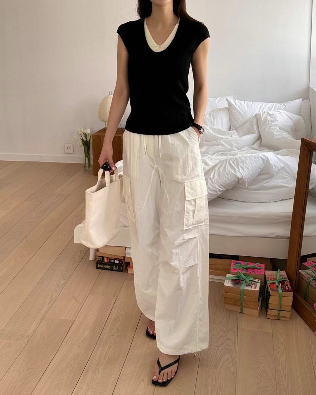 PLACE直郵韓國代購㊣女裝新款推薦休閑人氣熱賣休閑褲工裝褲PLACE休閑褲