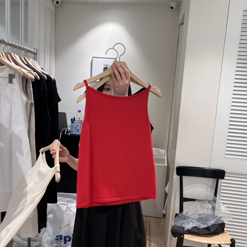 MONIQUE韓國直郵㊣女裝新品人氣熱賣25春夏時尚休閑吊帶背心MONIQUE吊帶/背心圖色3