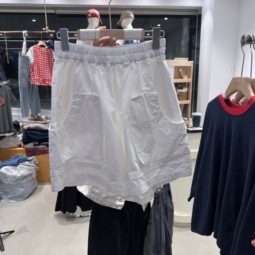 BLOOM韓國㊣直郵東大門代購女裝新品時尚25春夏推薦短褲口袋BLOOM-S短褲