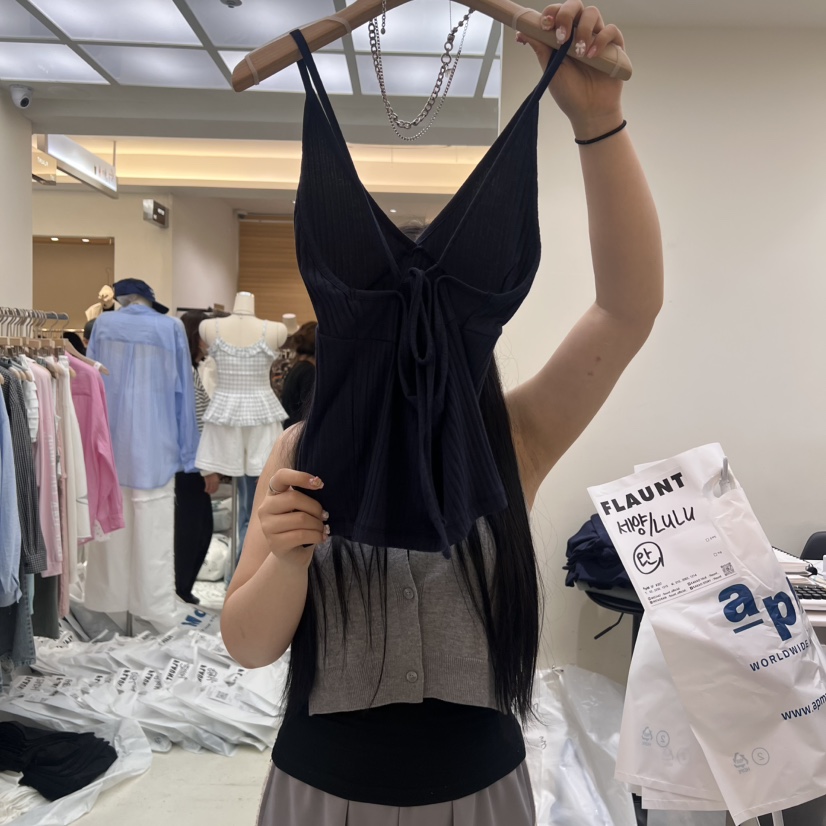 FLAUNT韓國直郵㊣女裝新款時尚人氣25春夏熱賣推薦吊帶背心FLAUNT吊帶/背心