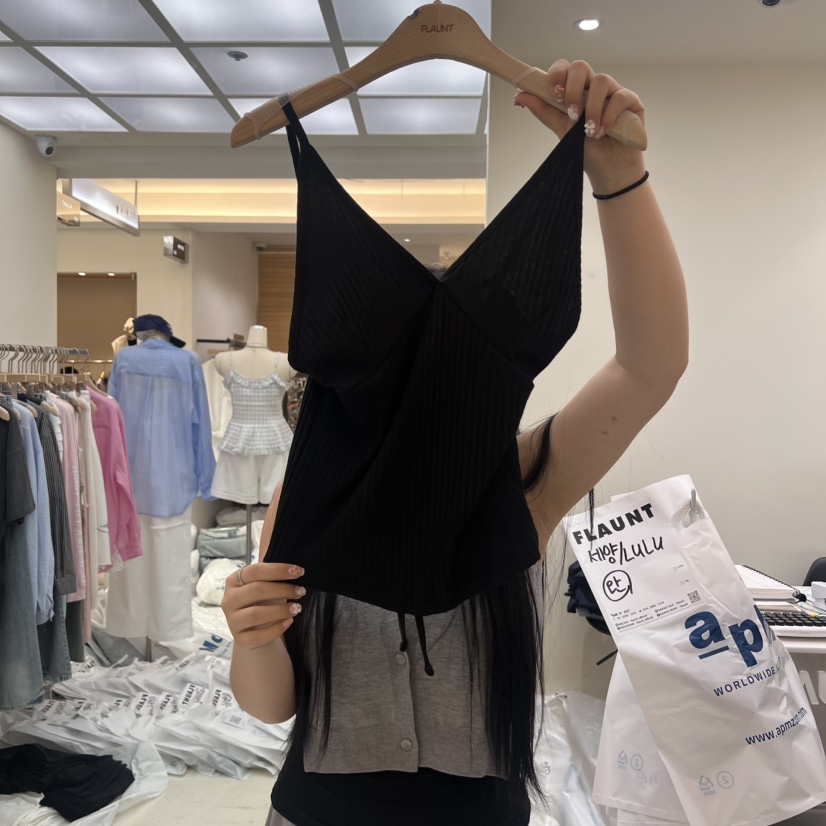 FLAUNT韓國直郵㊣女裝新款時尚人氣25春夏熱賣推薦吊帶背心FLAUNT吊帶/背心圖色4