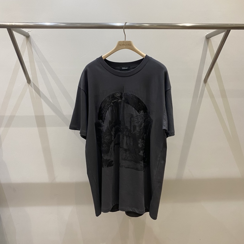SILVER東大門直郵女裝新品25春夏推薦休閑時尚人氣真品熱賣T恤SILVERT恤圖色3