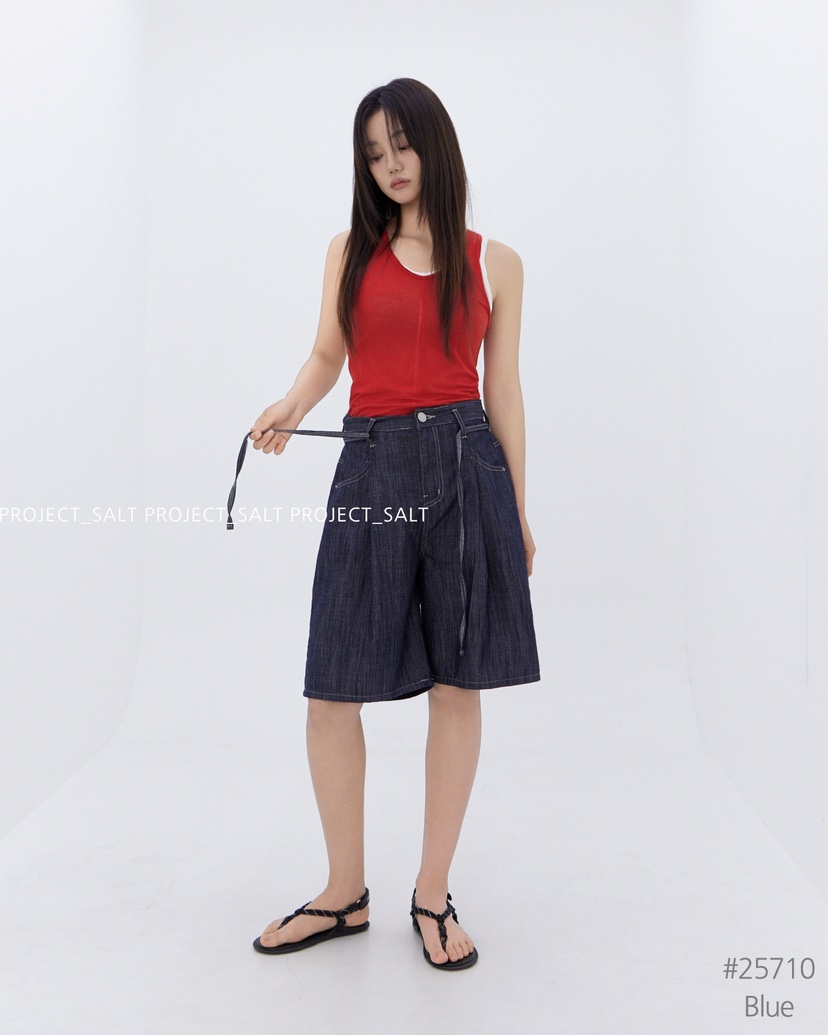 PROJECT SALT東大門代購女裝新品人氣短褲含腰繩PROJECTSALT短褲