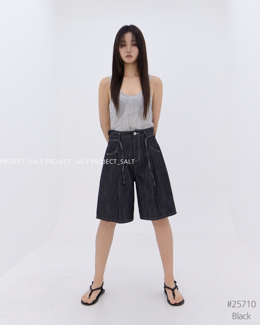 PROJECT SALT東大門代購女裝新品人氣短褲含腰繩PROJECTSALT短褲