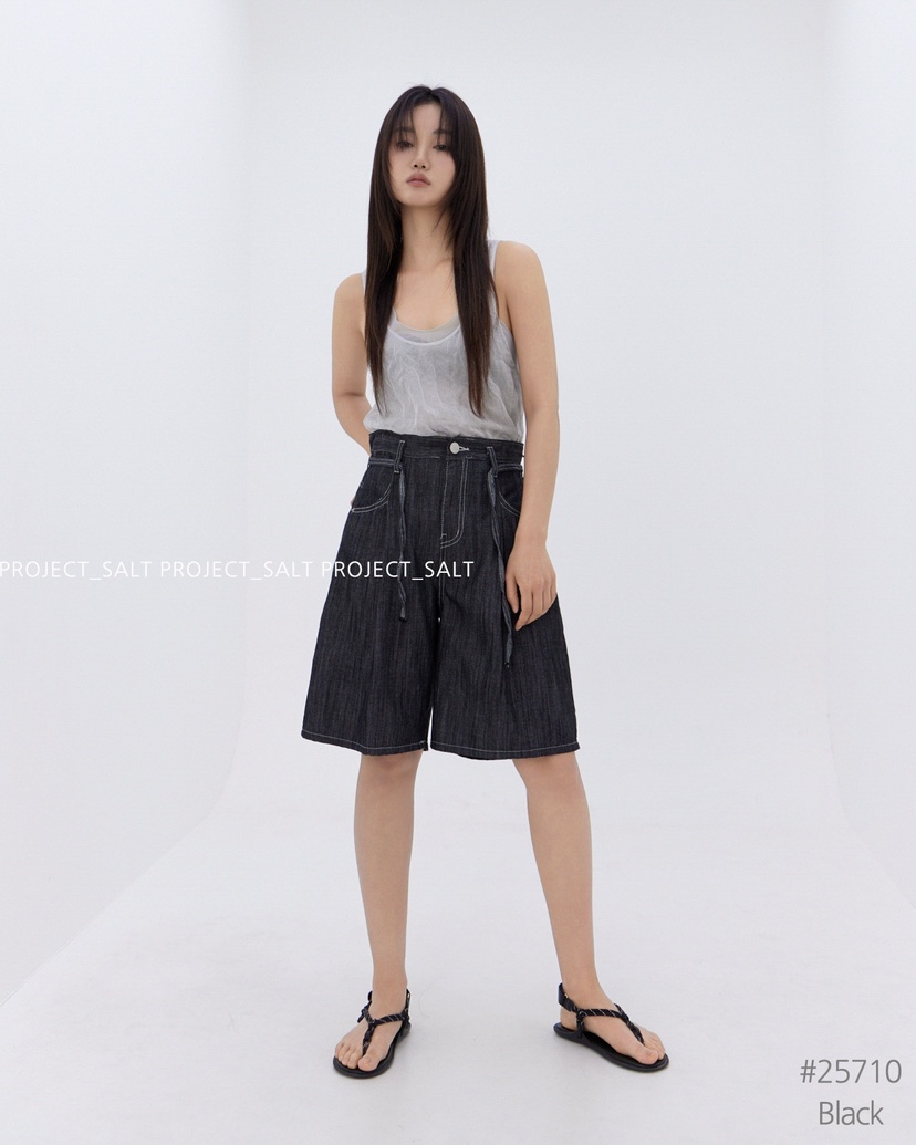 PROJECT SALT東大門代購女裝新品人氣短褲含腰繩PROJECTSALT短褲