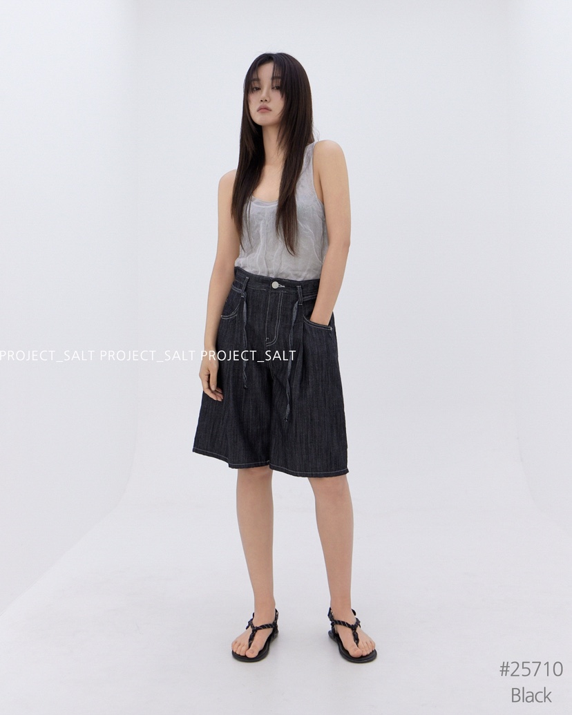 PROJECT SALT東大門代購女裝新品人氣短褲含腰繩PROJECTSALT短褲