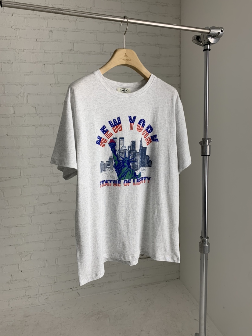 THE ABLE東大門代購女士新品25春夏時尚熱賣人氣真品休閑T恤THE ABLE/TAT恤圖色2