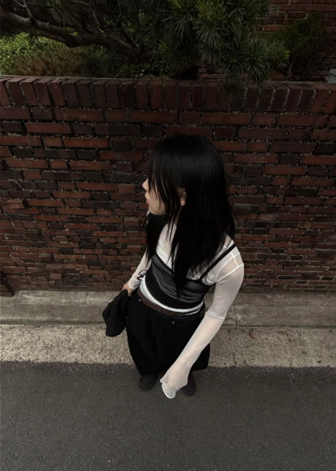 LIVE FOREVER東大門代購女裝新品25春夏休閑時尚真品職業T恤LIVE FOR_EVERT恤
