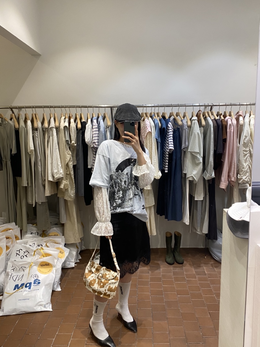 SILVER東大門代購女裝新品25春夏熱賣時尚職業半身裙中短裙SILVER半身裙/中短裙