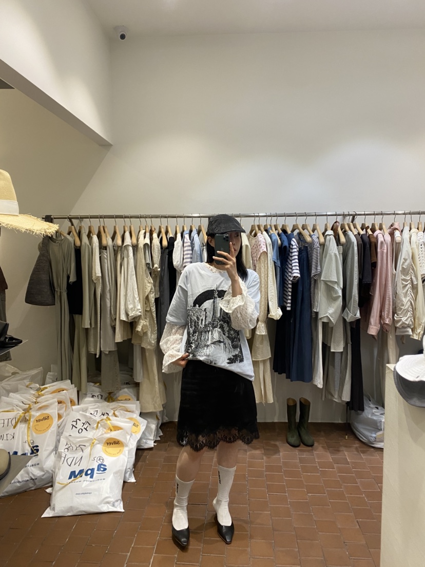 SILVER東大門代購女裝新品25春夏熱賣時尚職業半身裙中短裙SILVER半身裙/中短裙