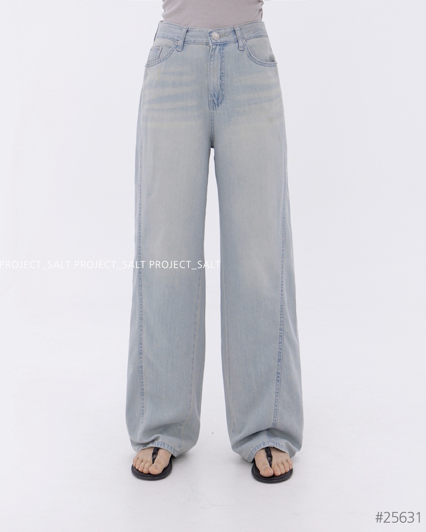 PROJECT SALT韓國代購女士新品25春夏牛仔褲PROJECTSALT牛仔褲