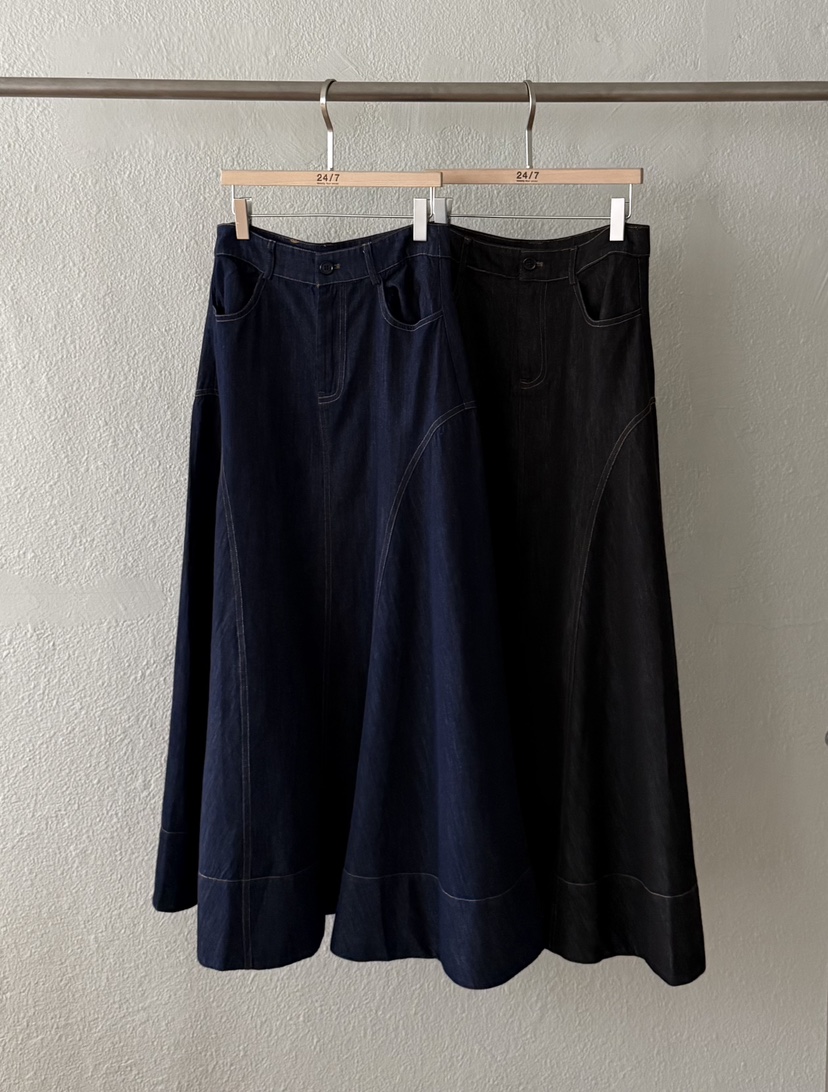 TWENTY FOUR SEVEN24-7東大門代購女士新品推薦休閑長裙TEWNTY FOUR SEVEN24-7長裙