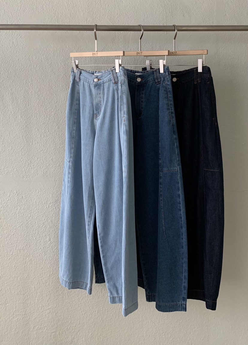 TWENTY FOUR SEVEN24-7東大門實拍女士新款真品25春夏牛仔褲TEWNTY FOUR SEVEN24-7牛仔褲