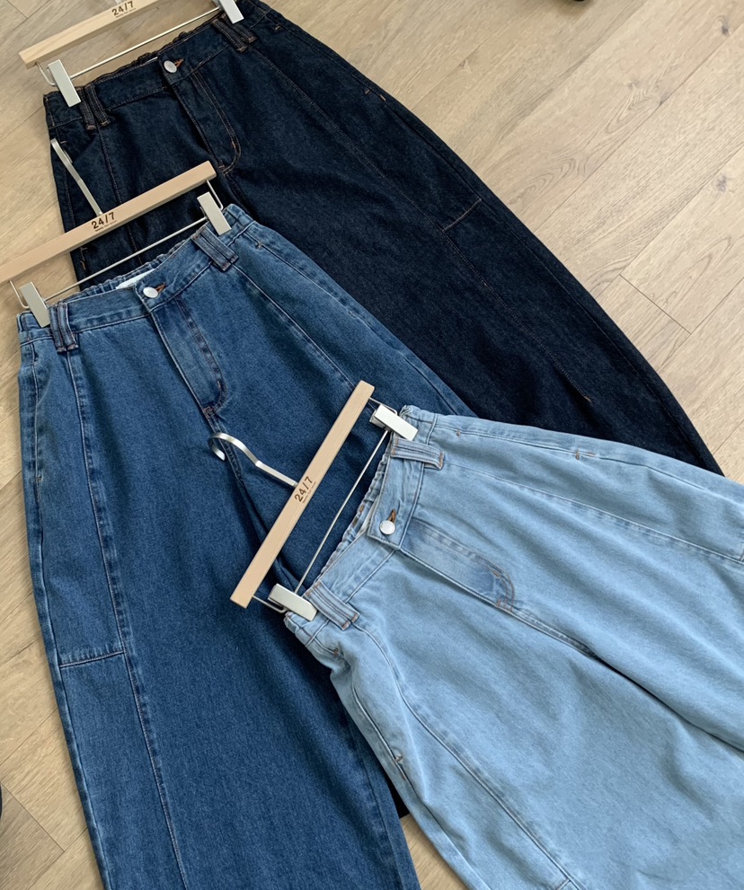 TWENTY FOUR SEVEN24-7東大門實拍女士新款真品25春夏牛仔褲TEWNTY FOUR SEVEN24-7牛仔褲