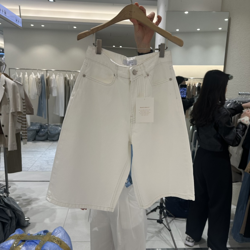 BLUEI-D韓國代購女士新款熱賣人氣休閑真品時尚25春夏短褲Blue i-d短褲圖色2