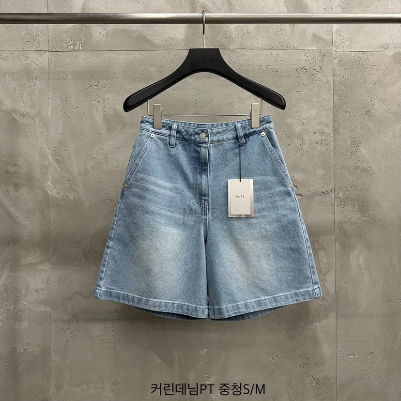 MUTE-P韓國代購女裝新品熱賣職業25春夏推薦人氣真品休閑短褲MUTE短褲圖色2