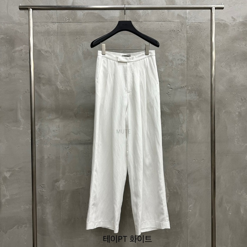 MUTE-P東大門直郵女裝新品人氣真品休閑職業25春夏時尚休閑褲MUTE休閑褲圖色1