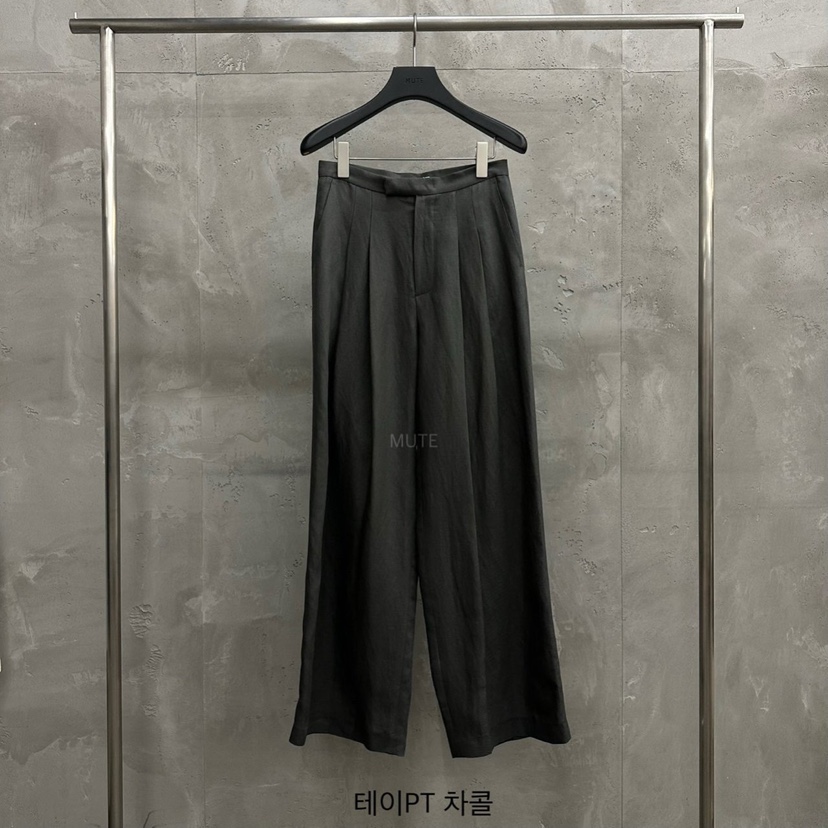 MUTE-P東大門直郵女裝新品人氣真品休閑職業25春夏時尚休閑褲MUTE休閑褲圖色2