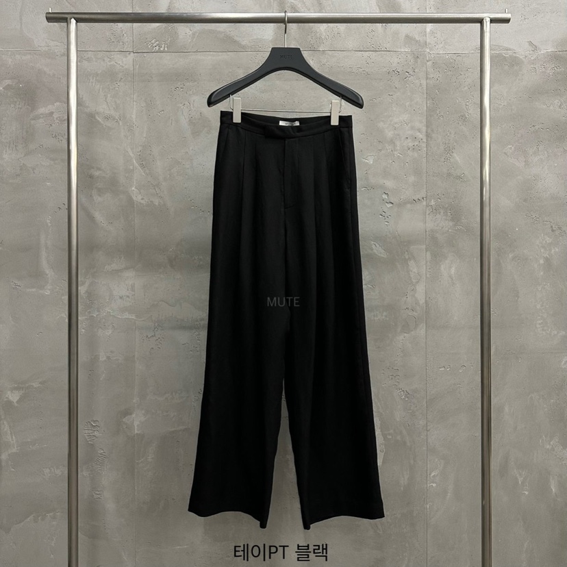 MUTE-P東大門直郵女裝新品人氣真品休閑職業25春夏時尚休閑褲MUTE休閑褲圖色3