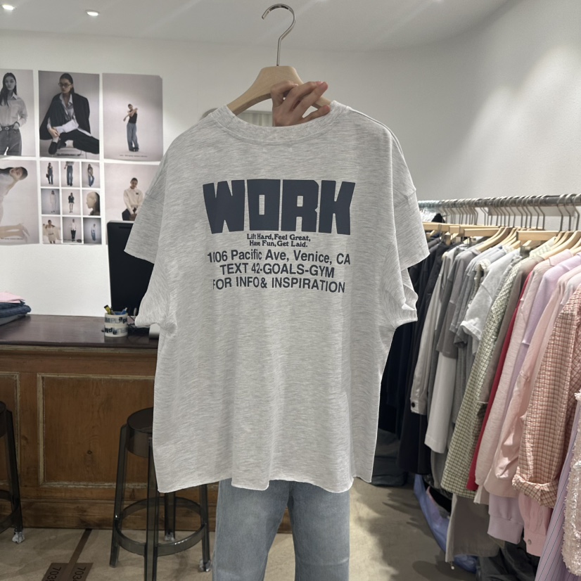 ACKER韓國直郵女裝新品人氣熱賣25春夏職業休閑時尚真品T恤ACKERT恤