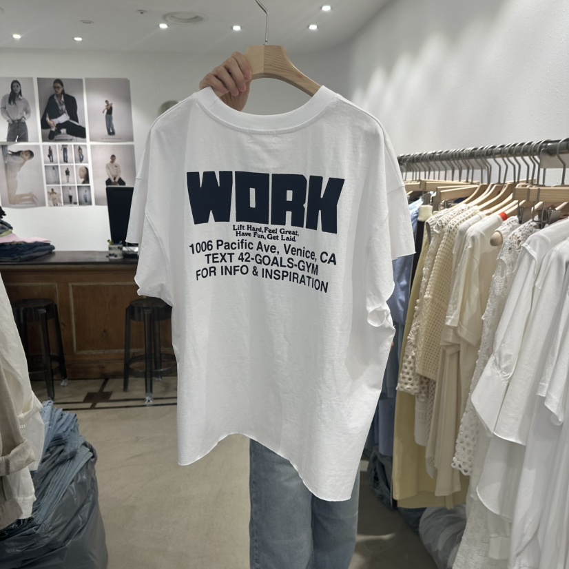 ACKER韓國直郵女裝新品人氣熱賣25春夏職業休閑時尚真品T恤ACKERT恤