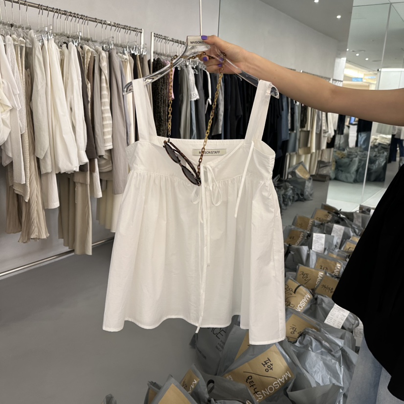 DOUBLE STANDARD/LE SMOKING/MAISONSTAFF東大門實拍女裝新款25春夏吊帶背心MAISONSTAFF吊帶/背心