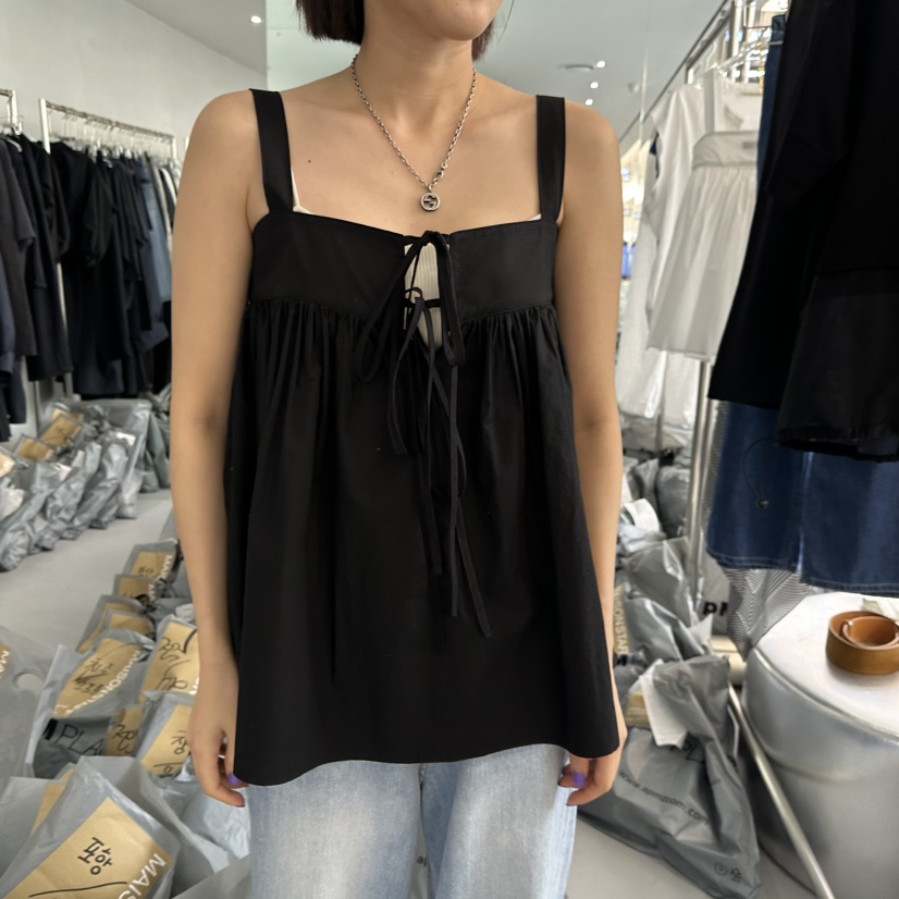 DOUBLE STANDARD/LE SMOKING/MAISONSTAFF東大門實拍女裝新款25春夏吊帶背心MAISONSTAFF吊帶/背心圖色2