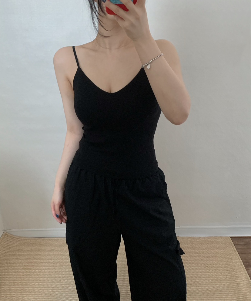 TWENTY FOUR SEVEN24-7東大門實拍女士新品休閑吊帶背心TEWNTY FOUR SEVEN24-7吊帶/背心